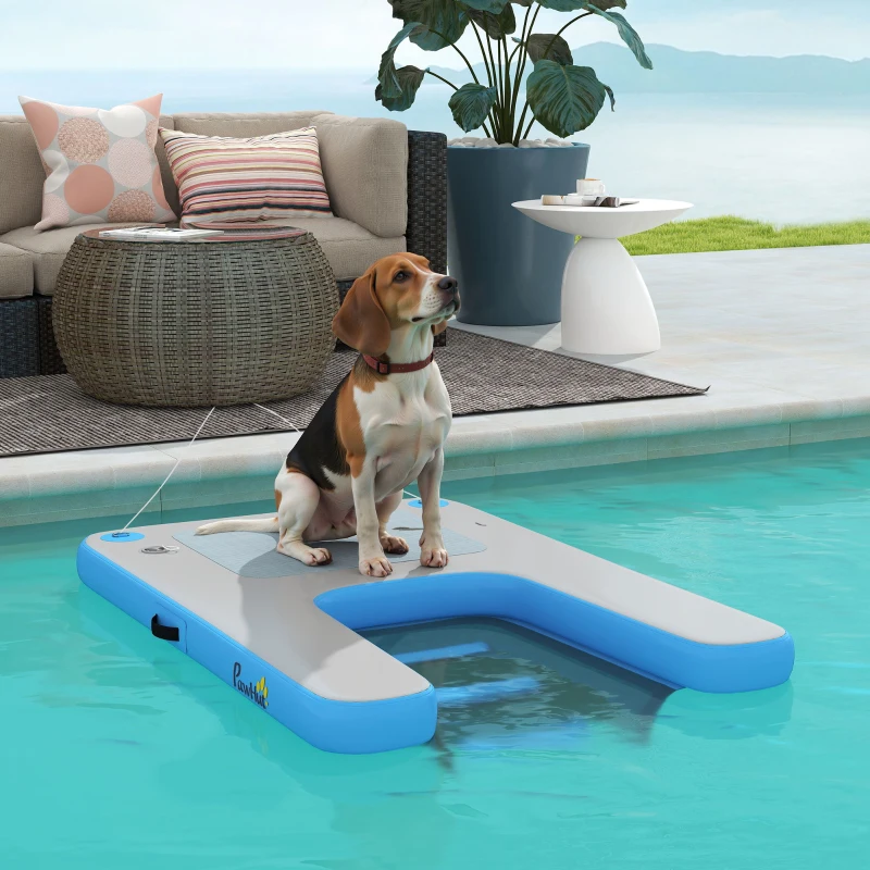 Rampe flottante pour animaux de compagnie jusqu’à 200 lbs, pour piscine, lac, bateau, quai – Image 2
