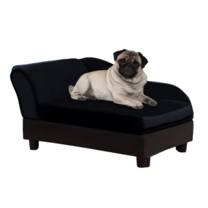 Canapé pour petit chien – Lit avec rangement intégré et coussin confortable
