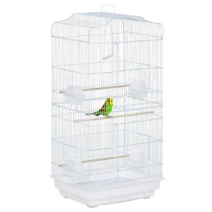 Cage à oiseaux de 36", Maison de jeu pour aras, Cacatoès, Perroquet, Cage de vol pour Pinsons.