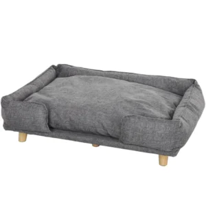 Canapé lavable pour chiens de grande taille, surélevé pour animaux avec protections antidérapantes