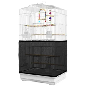 Cage à oiseaux 36" avec accessoires, poignée, couvercle en treillage et plateau