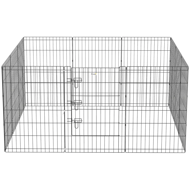 Parc d’exercice pliant en métal 36 pouces pour chiots 12 panneaux. – Image 2