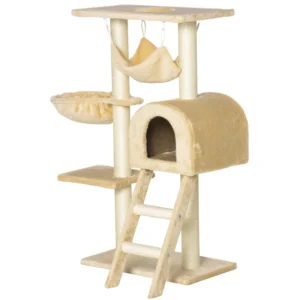 Arbre a chat de 39" de Deluxe avec griffoir