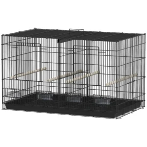 Cage à oiseaux de 18" H, grande cage à perruche