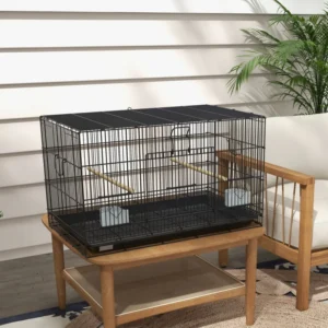 Cage à oiseaux pour canaris, pinsons d’inséparables, cage à perruches perruches avec plateau amovible.