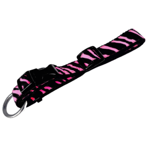 Collier à anneau 1'' à motifs Zébré / 1'' Zebra Patterned Ring Necklace