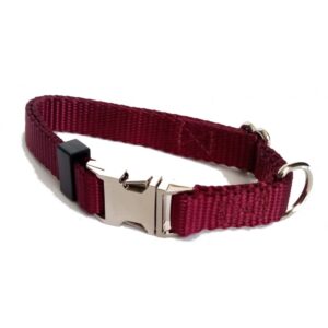 Collier ajustable de luxe avec boucle de métal 5/8'' /  Deluxe adjustable collar with 5/8'' metal buckle