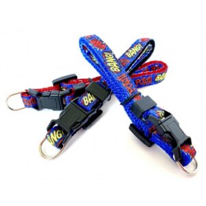 Collier 3/8'' à motifs Bang Pow        3/8'' Necklace with Bang Pow Patterns