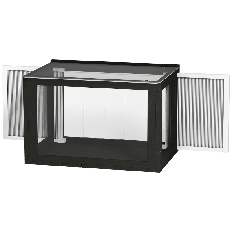 Terrier extérieur Catio Logement à chat ajustable Dessus imperméable pour fenêtre 24 » – Image 2