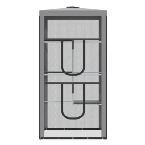 Cage pour chat 79", grande cabane extérieure pour chatons, cage intérieure, enclos pour animaux avec 3 plateformes, porte 4 sacs de sable