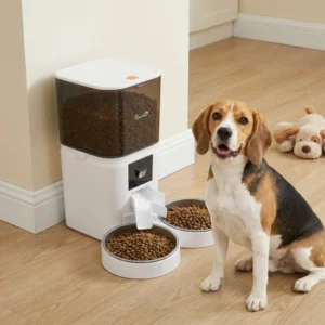 Mangeoire automatique pour 2 chats, distributeur de nourriture pour animaux
