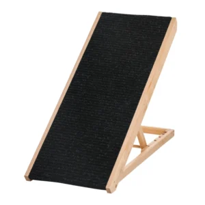 Rampe pliable pour animaux de compagnie hauteur réglable, pour chats pour grands chiens avec une surface antidérapante moquette