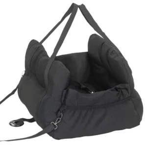 Siège auto,pour petits animaux de compagnie, siège auto rehausseur pour chiens avec coussin et poches de rangement, lavable en machine.