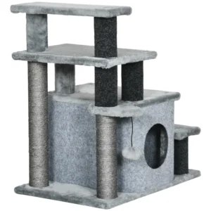 Escaliers pour chats Marches pour animaux avec griffoirs Jouet boule de condo.
