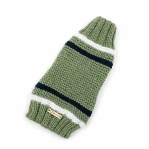 Gilet vert olive, marine et blanc pour chiens ou chats