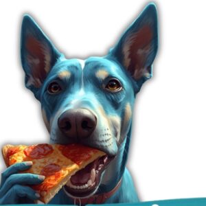 Pizza pour chiens  /  Pizza for dogs