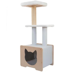 Arbre à chat de luxe avec corde en ficelle de haute qualité