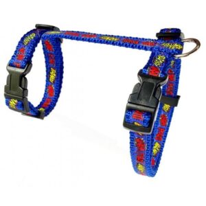 Harnais en ''H'' 5/8'' à motifs Bang Pow / 5/8" ''H'' harness with Bang Pow patterns