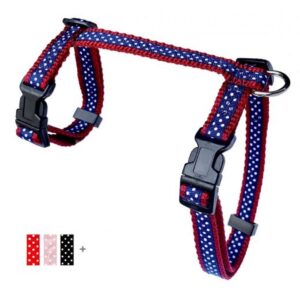 Harnais en ''H'' 5/8'' à motifs Pois / 5/8'' ''H'' harness with polka dot pattern