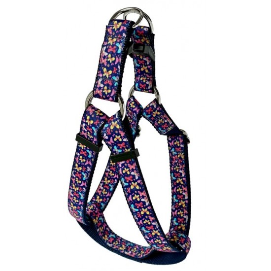 Harnais ''EZ'' 1'' à motifs Papillons / EZ Harness – 1’’ Butterfly Pattern