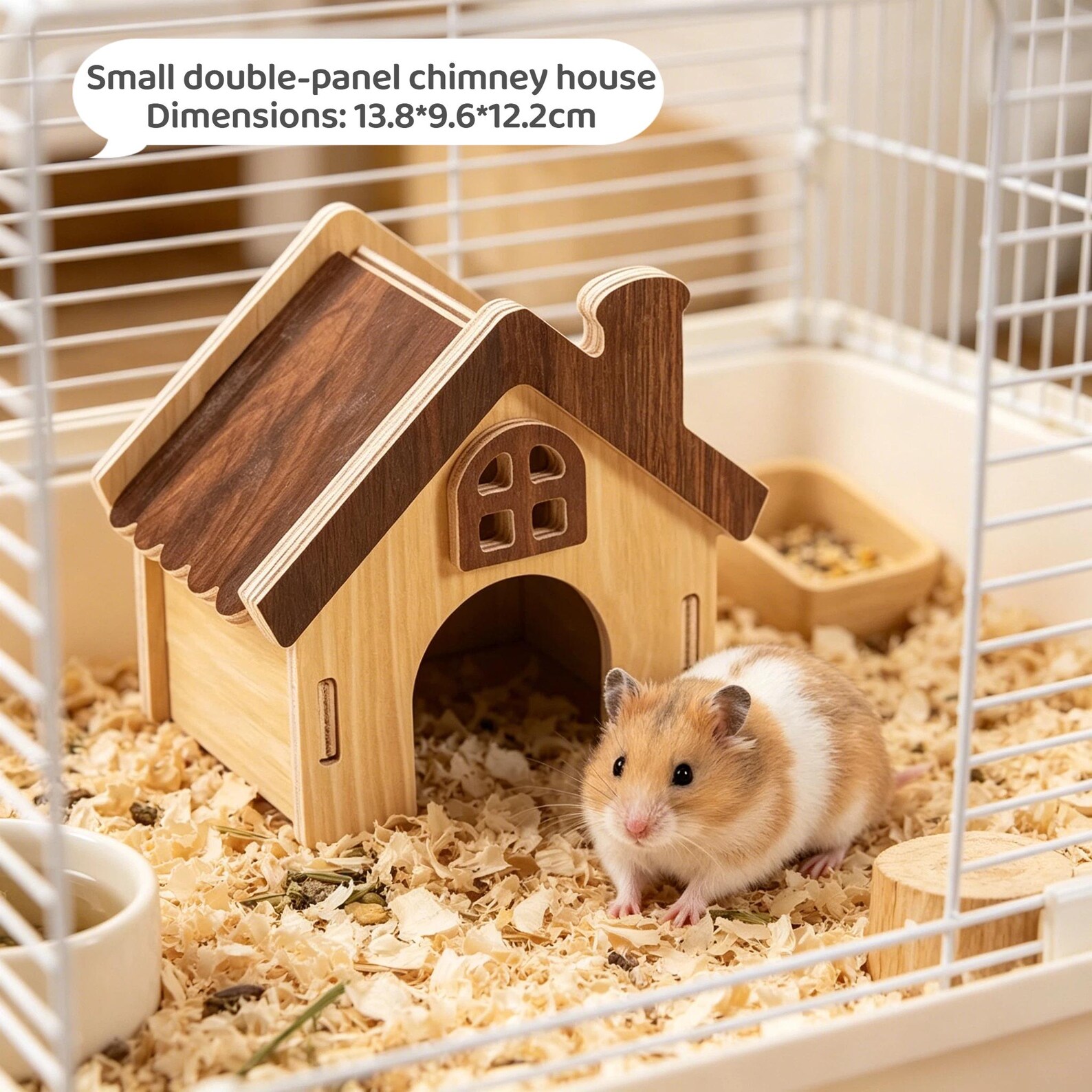 Cachette tunnel pour hamster, petit jouet d'aire de jeu pour rongeur – Image 4