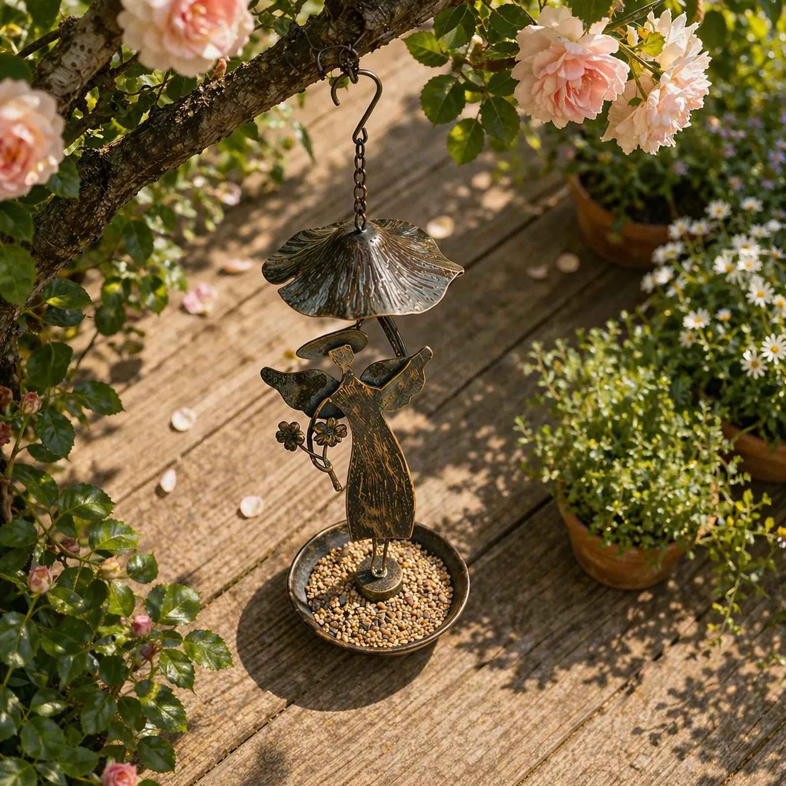 Mangeoire à oiseaux en forme d'ange / Angel Bird Feeder – Image 2