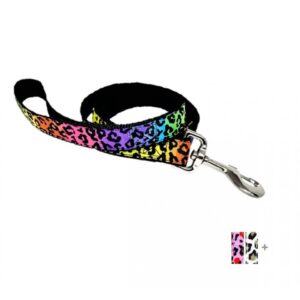 Laisse 1'' à motifs Léopard  /   1'' Leopard Pattern Leash