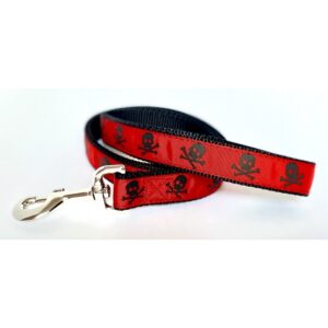 Laisse 1'' à motifs Pirate / 1'' Pirate Patterned Leash