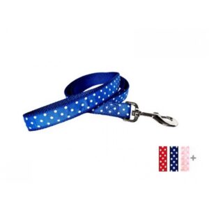 Laisse 1'' à motifs Pois / 1'' Patterned Polka Dot Leash