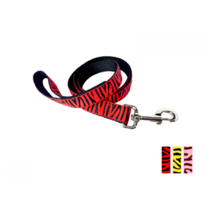 Laisse 1'' à motifs Tigré   /    1'' Tiger Pattern Leash
