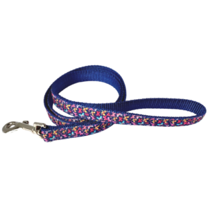 Laisse 3/4'' à motifs Papillons / 3/4'' Butterfly Pattern Leash