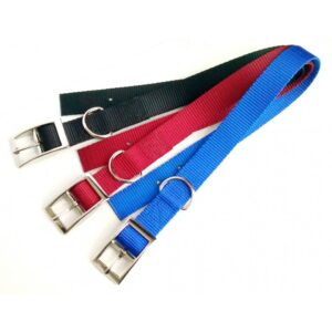 Collier simple avec boucle style ceinture 1'' X 18''