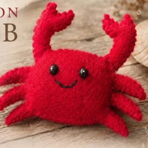 Jouet pour chat crabe cramoisi  /   The Crimson Crab Cat Toy