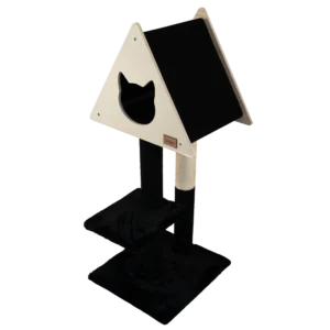 Arbre à chat de luxe Tipi avec corde en fique de haute qualité