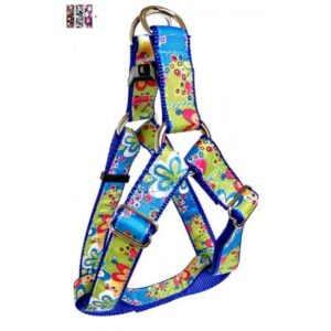 Harnais ''EZ'' 1'' à motifs Fleurs  /  ''EZ'' 1'' Patterned Harness Flowers