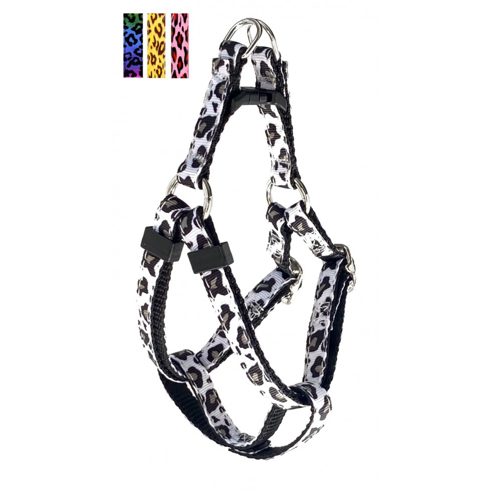 Harnais ''EZ'' 3/8'' à motifs Léopard / ''EZ'' 3/8'' harness with Leopard pattern