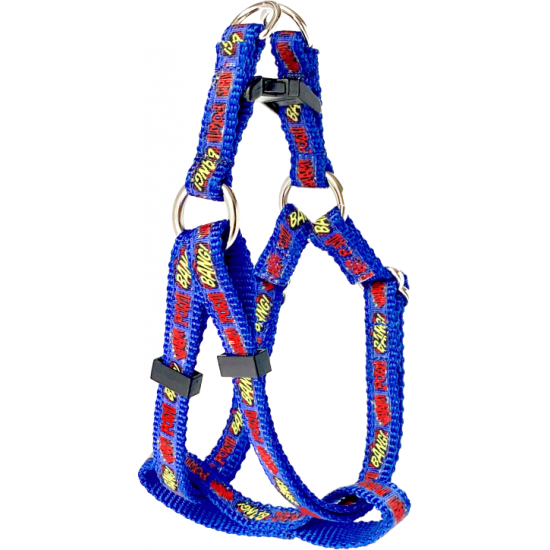 Harnais ''EZ'' 3/8'' à motifs Bang Pow / ''EZ'' 3/8'' Harness with Bang Pow Patterns