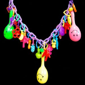 Collier jouet perroquet portable | Breloques et maracas sans danger pour les oiseaux