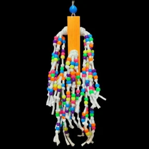 Jouet oiseau perlé pour ramasseurs de plumes | Perles de poney au lissage, jouets pour oiseaux, perroquet
