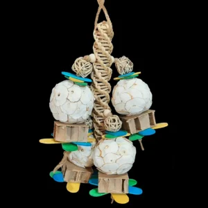 Système Sola | Petit oiseau déchiquetable pour perruches ondulées, calopsittes et inséparables