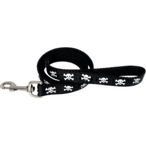 Laisse 3/4'' à motifs Pirate  /   3/4'' Pirate Pattern Leash