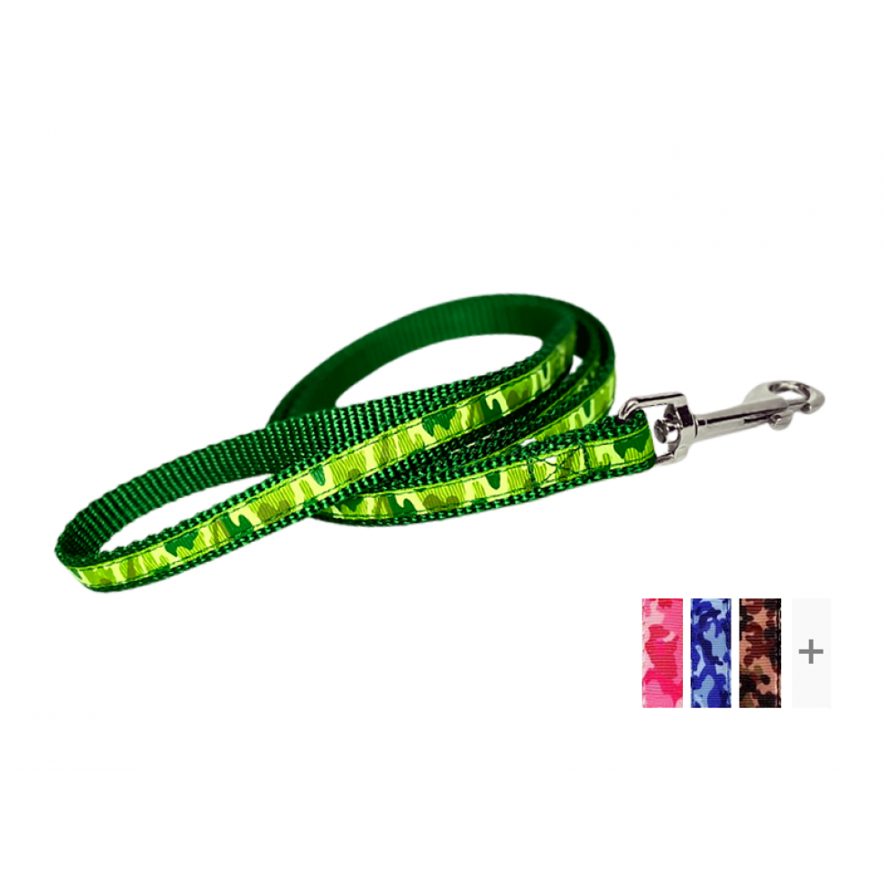 Laisse 5/8'' à motifs Camouflage / 5/8'' Camouflage Pattern Leash