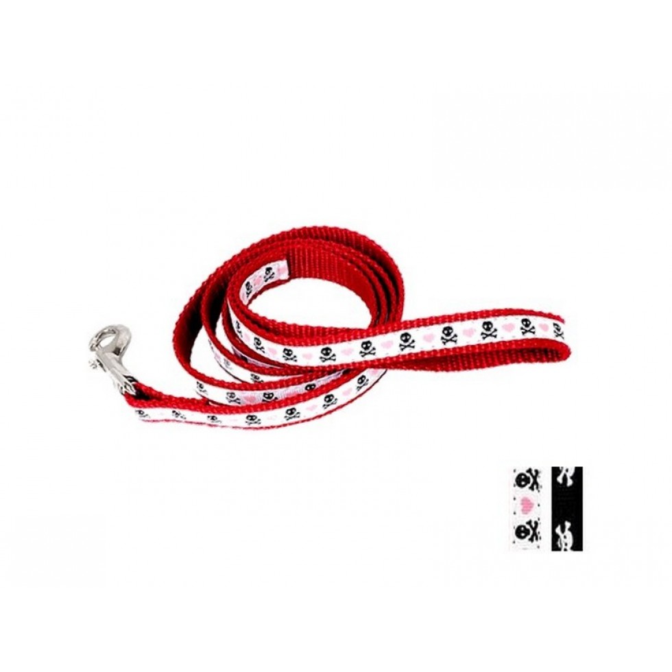 Laisse 5/8'' à motifs Pirate / 5/8'' Pirate Pattern Leash