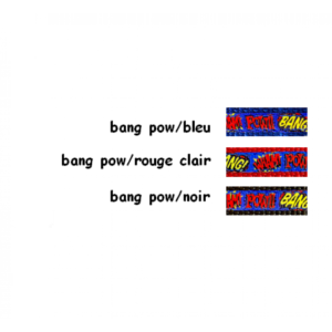 Laisse 5/8'' à motifs Bang Pow /  5/8'' Patterned Bang Pow Leash