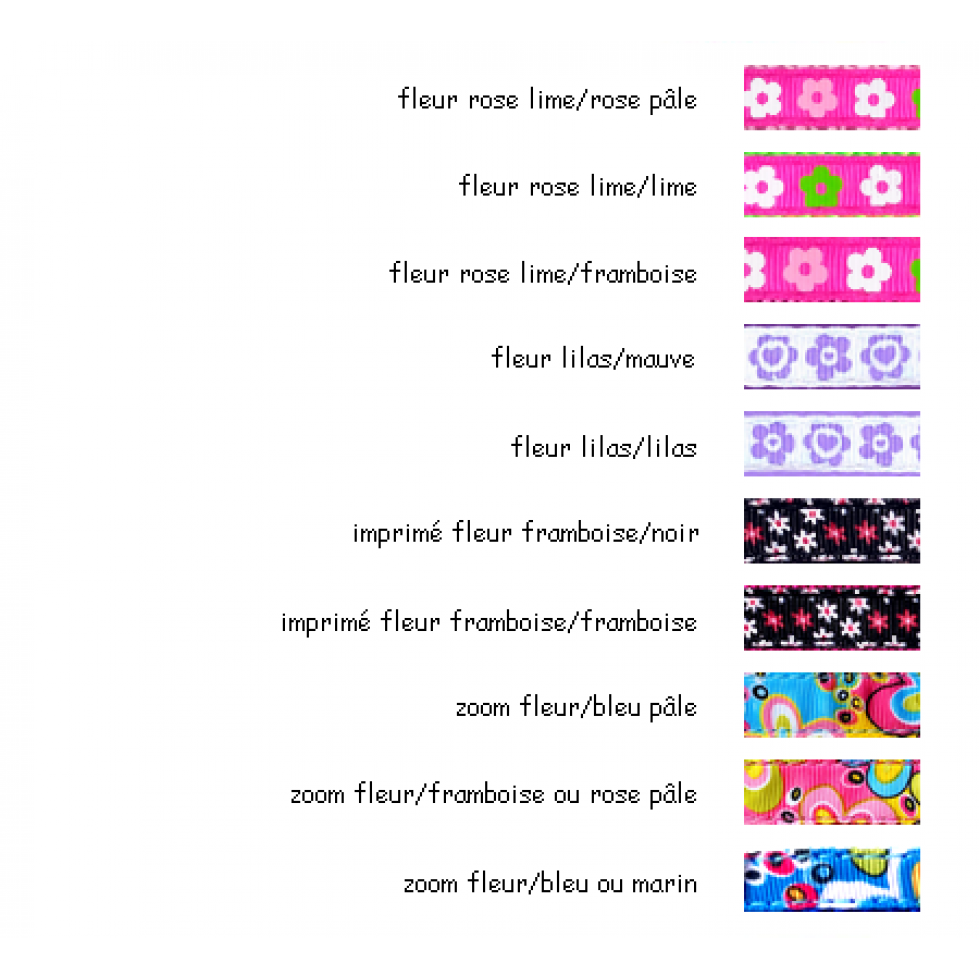 Harnais ''EZ'' 3/8'' à motifs Fleurs / 'EZ'' 3/8'' Harness with Floral Patterns – Image 3