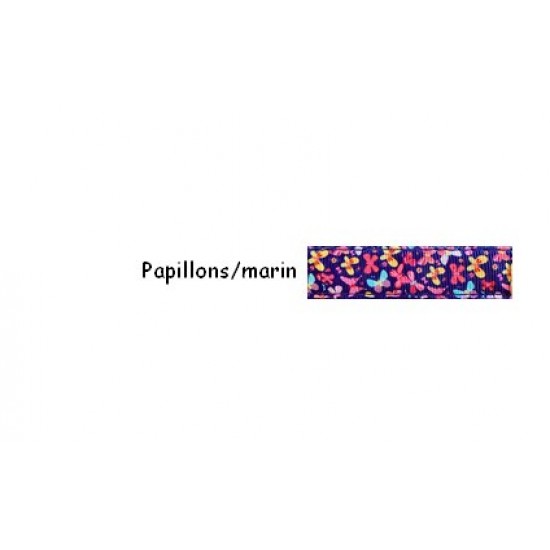 Harnais ''EZ'' 3/8'' à motifs Papillons / ''EZ'' 3/8'' Harness with Butterfly Pattern – Image 3