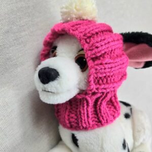 Tuque avec pompom pour animaux   /    Pet hat with pompom