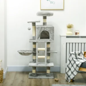 Grand arbre à chat de 52 pouces pour chats d’intérieur/ 52 Inch Large Cat Tree for Indoor Cats
