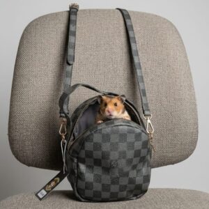 Mini‑Sac de Transport pour Rongeurs – Gris / Mini Small Pet Carrier – Grey