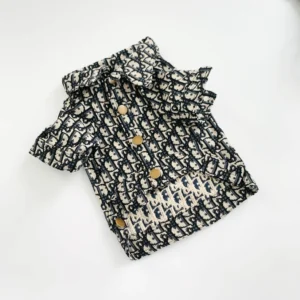 Veste logo en denim | Pour les chats et les chiens